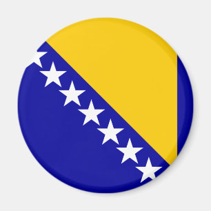 Bosnien und Herzegowina Hochwertige Flagge Magnet