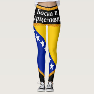 Bosnien und Herzegowina kennzeichnen Leggings