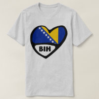Bosnien und Herzegowina Ländercode Flaggenstaat He