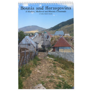 Bosnien und Herzegowina Moderne mittelalterliche G Kalender
