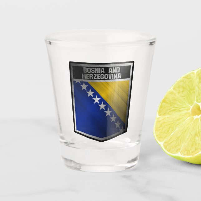 Bosnien und Herzegowina Schnapsglas (Vorderseite)