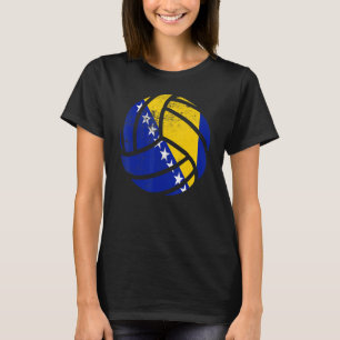 Bosnien und Herzegowina Volleyball-Flag Volleyball T-Shirt