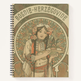 Bosnien und Herzegowina von Alphonse Mucha (1900) Notizbuch