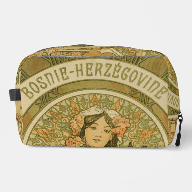 Bosnien und Herzegowina von Alphonse Mucha (1900) Waschbeutel (Vorderseite)