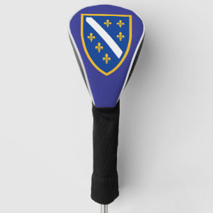 Bosnien Wappen Patriotische Golfkopfhaube Golf Headcover