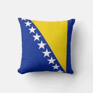 Bosnienflagge x Flaggenkissen Kissen