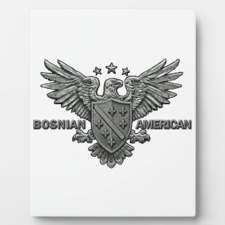 bosnisch-amerikanischer Themed Apparel Fotoplatte
