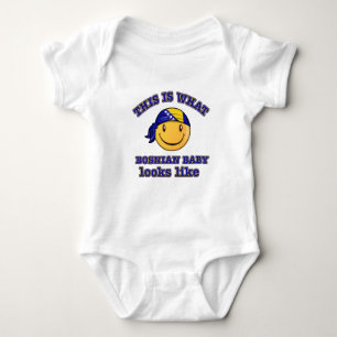 Bosnische Babyentwürfe Baby Strampler