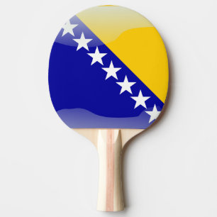 Bosnische glatte Flagge Tischtennis Schläger