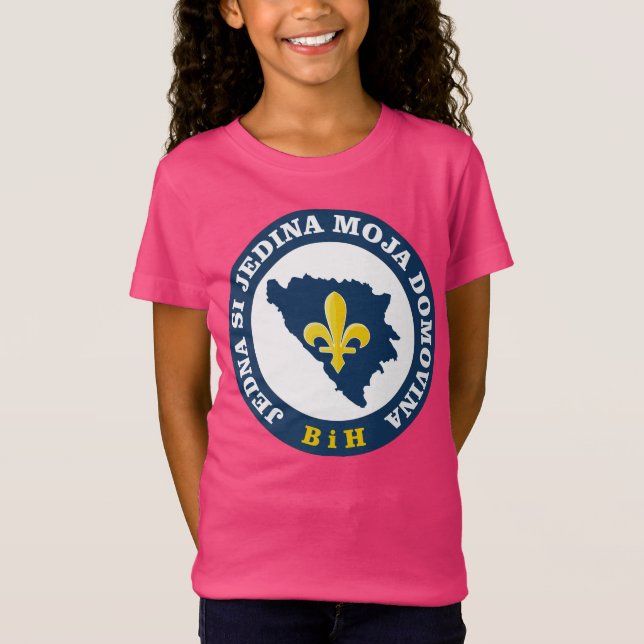 Bosnische Lilie T-Shirt (Vorderseite)