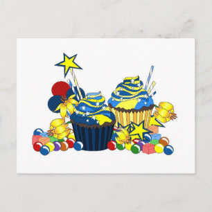 Bosnische Süßigkeiten Postcard Postkarte