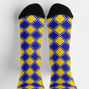 Bosnischer Flaggenverlauf Socken