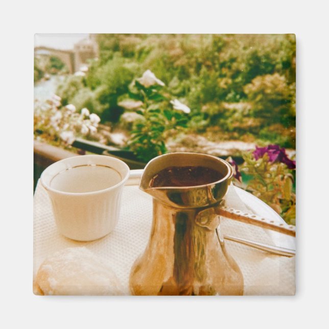 Bosnischer Kaffeepause in Mostar Magnet (Vorne)