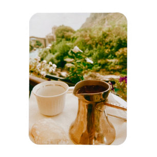 Bosnischer Kaffeepause in Mostar Magnet