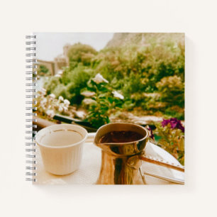 Bosnischer Kaffeepause in Mostar Notizbuch