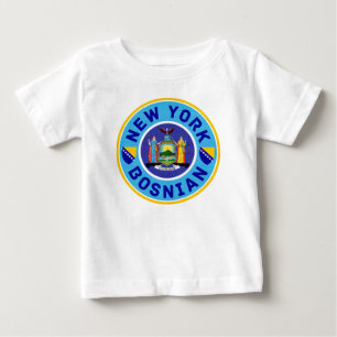 bosnischer New Yorker Amerikaner Baby T-shirt