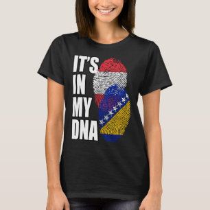 Bosnisches und österreichisches Misch-DNA-Flaggeng T-Shirt