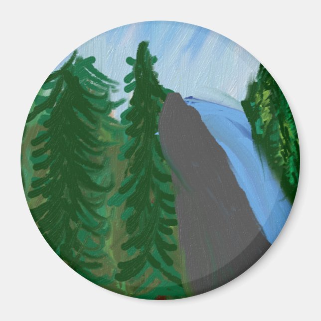 Bosque Large, 3-Zoll Circle Magnet (Vorne)