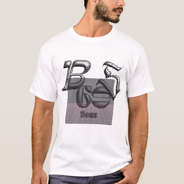 🔥 BOSS 3D Graphic Bold Streetwear men T-Shirt (Vorderseite)