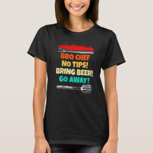 Boss am Barbecue Biergehen weg Männer Barbecue P T-Shirt