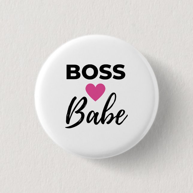 Boss Babe 2 Button (Vorderseite)