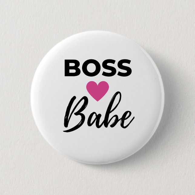 Boss Babe 2 Button (Vorderseite)