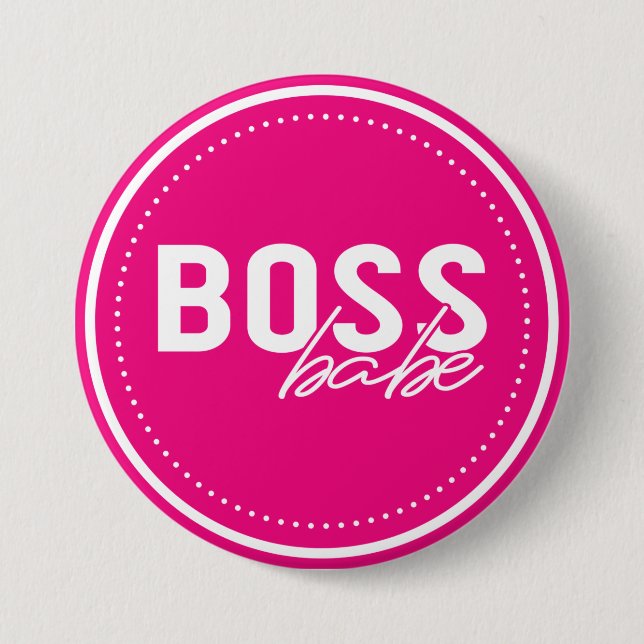 Boss Babe Button (Vorderseite)