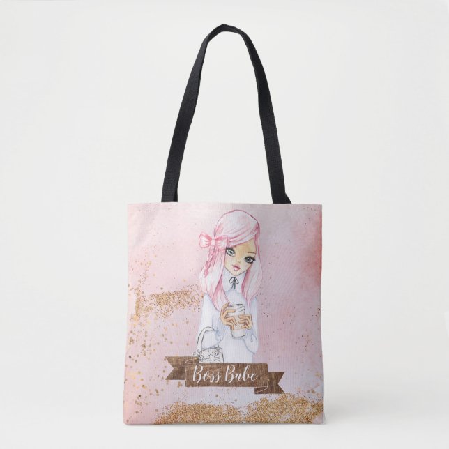 Boss Babe Planner pour Boss Girls Sacs fourre-tout (Devant)