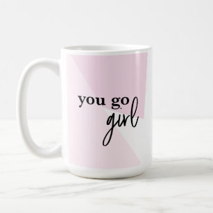 "Boss Babe Power : 'You Go Girl' Inspirational Mug