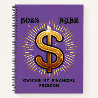Boss Babe Spiral Notebook Notizbuch