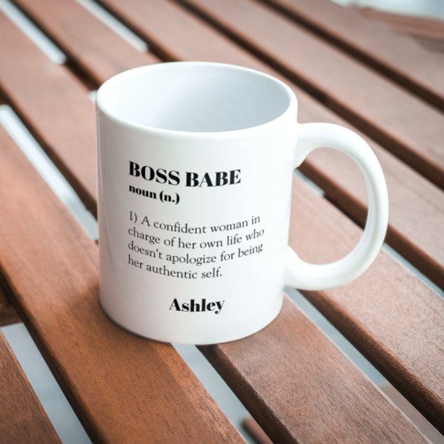 BOSS BABE Unabhängige Frau Inspiration Tasse (Von Creator hochgeladen)