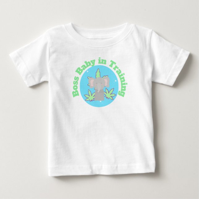 Boss Baby im Training Baby T-shirt (Vorderseite)