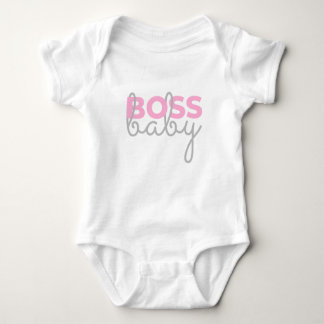 Boss Baby - Pink Strampler