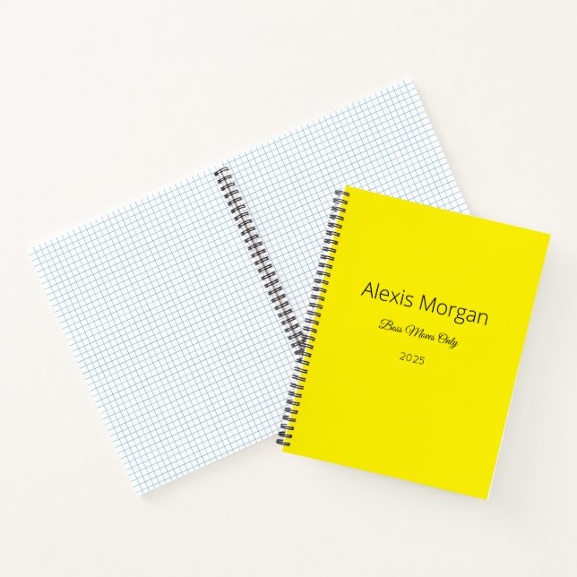 Boss bewegt den Tagesplaner Notizbuch (Innenseite)