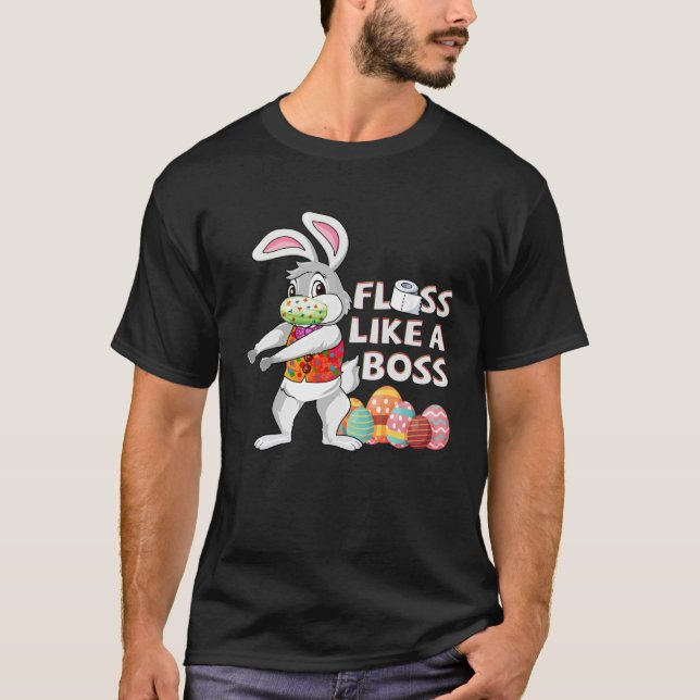 Boss Bunny Rabbi  Easter Day T-Shirt (Vorderseite)