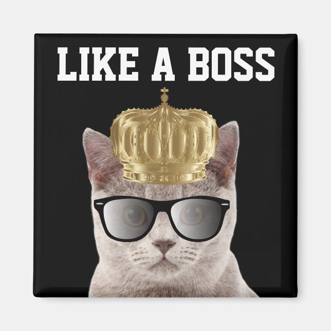 BOSS CAT GEBURTSTAG MAGNETS MAGNET (Vorne)