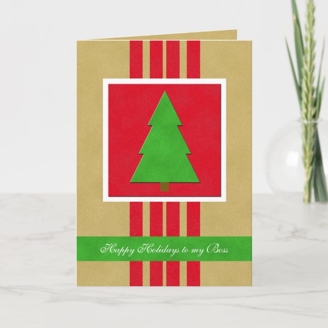Boss Christmas Card - Ein Velvet nach Weihnachten (Vorderseite)