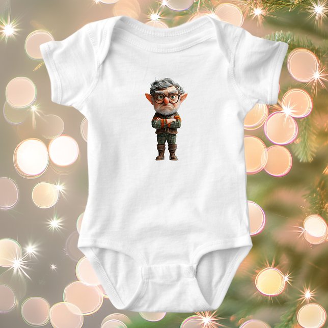 Boss Christmas Elf Baby Bodysuit Strampler (Von Creator hochgeladen)