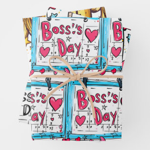 Boss Day Geschenkpapier Set