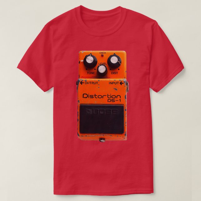 Boss DS1 Verzerrungsgitarre Pedal Vintag  T-Shirt (Design vorne)