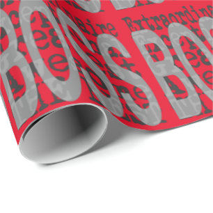 Boss Extraordinaire Geschenkpapier