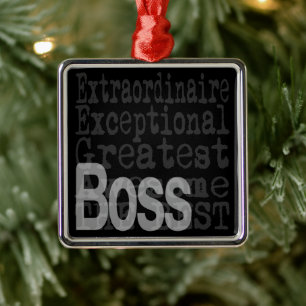 Boss Extraordinaire Ornament Aus Metall