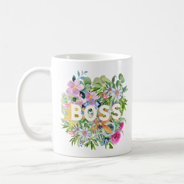 Boss Floral Mug (Gauche)