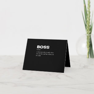 Boss Funny Definition Happy Boss's Day Einladung
