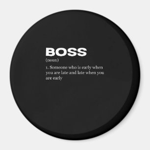 Boss Funny Definition Happy Boss's Day Magnet