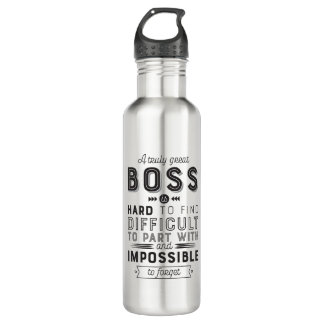 Boss Geschenk ein wirklich großer Boss ist schwer Edelstahlflasche