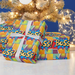 Boss Geschenkpapier