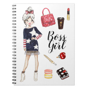 Boss Girl Notebook Notizblock