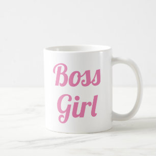Boss Girl   Slogan-Tasse   handschriftlich Kaffeetasse