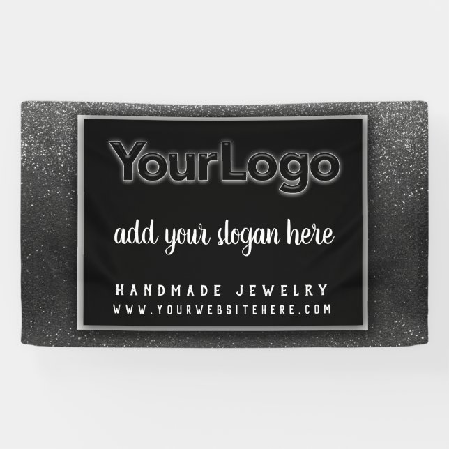 Boss Glitzer Berufliches Firmenlogo Banner (Horizontal)